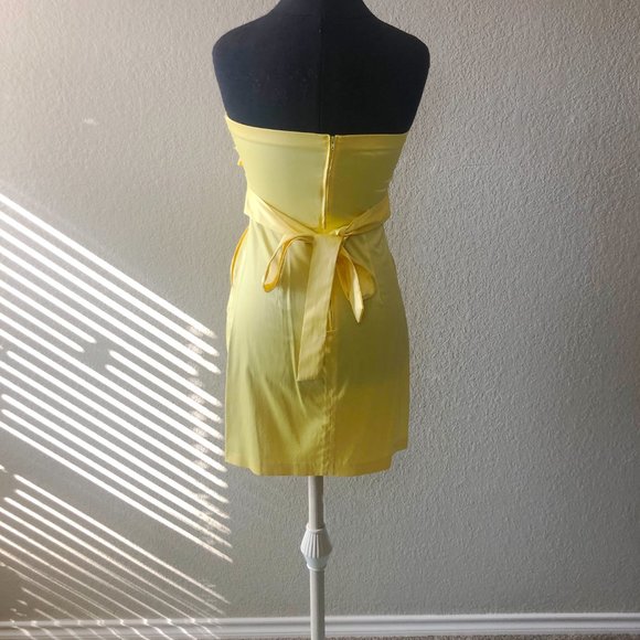 I.N. San Francisco Soft Yellow Semi-Formal Dress - Picture 2 of 5